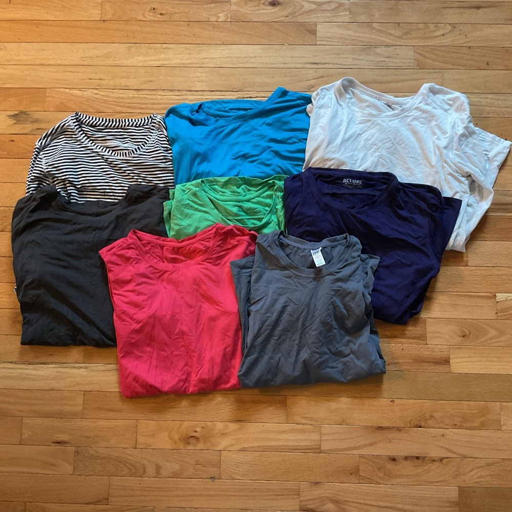Colorful under scrubs